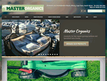 Tablet Screenshot of master-organics.com